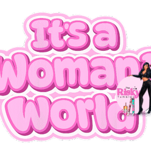 UV DTF Woman's World (has matching vinyl available)