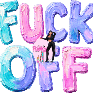 UV DTF Painted F Off