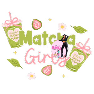 UV DTF Matcha Girl (has matching vinyl available)