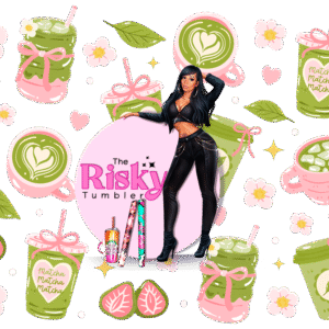 UV DTF Matcha Girl Wrap 9.50 x 4.5