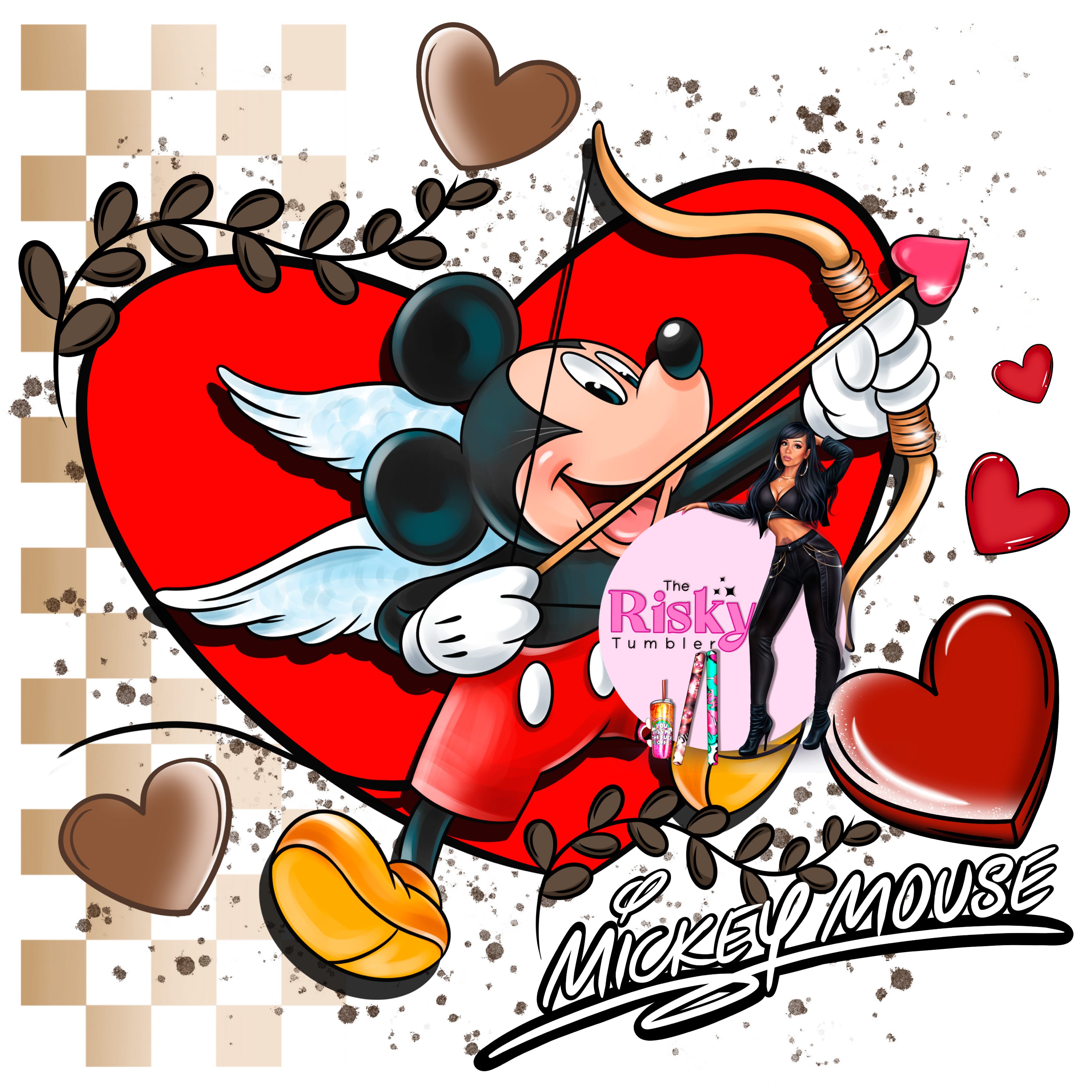 UV DTF Mickey Arrow (has matching vinyl available)