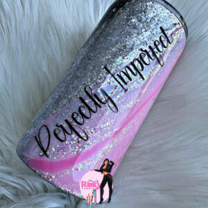 Perfectly Imperfect 16oz (Pink, black)