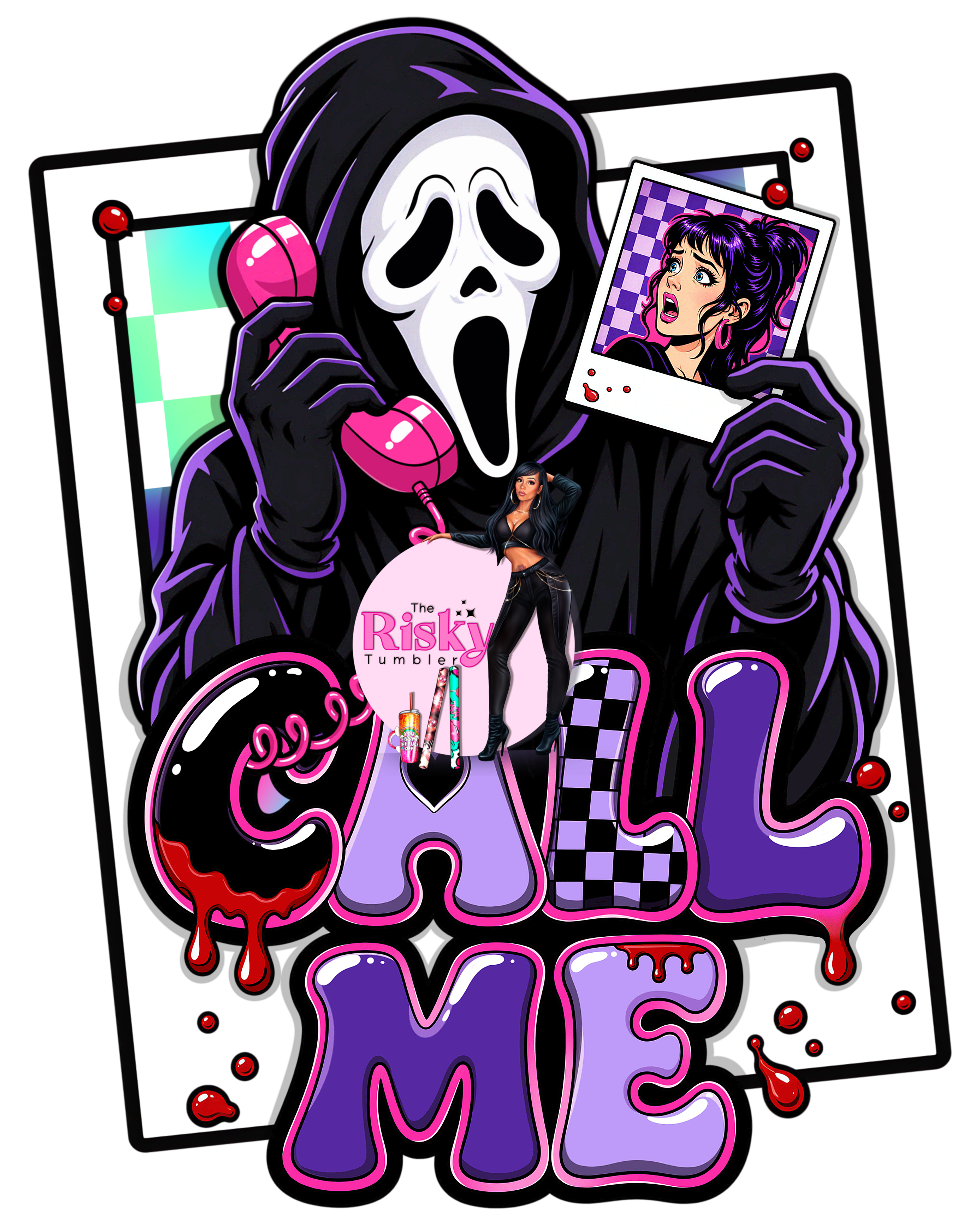 UV DTF Call Me Purple (has matching vinyl available)