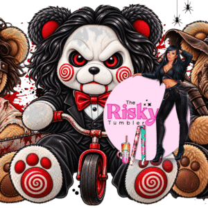 UV DTF Bear Jigsaw middle Wrap 9.50 x 4.5